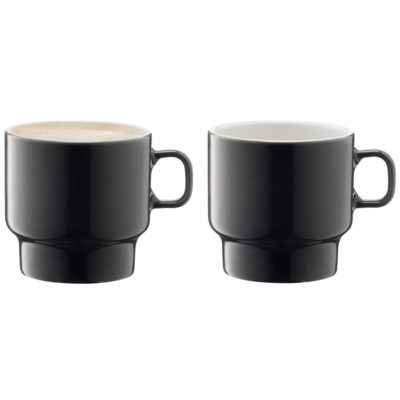 Набор из 2 чашек для кофе Utility, серый, изображение 1