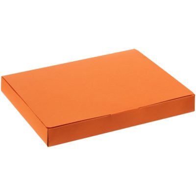 Коробка самосборная Flacky Slim, оранжевая, изображение 1