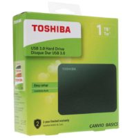 Внешний диск Toshiba Canvio, USB 3.0, 1Тб, черный, изображение 5