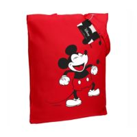 Холщовая сумка «Микки Маус. Sing With Me», красная, изображение 3