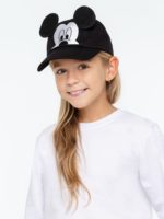 Бейсболка детская «Микки Маус», черная, изображение 1