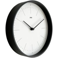 Часы настенные Lacky, белые с черным, изображение 3