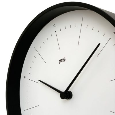 Часы настенные Lacky, белые с черным, изображение 4