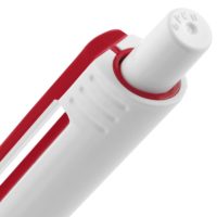 Ручка шариковая Rush Special, бело-красная, изображение 4