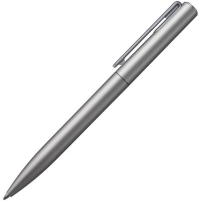 Ручка шариковая Drift Silver, темно-серебристая, изображение 3