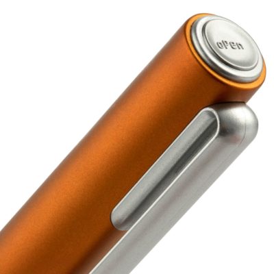 Ручка шариковая Drift Silver, оранжевая, изображение 4