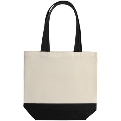 Холщовая сумка Shopaholic, черная, изображение 3