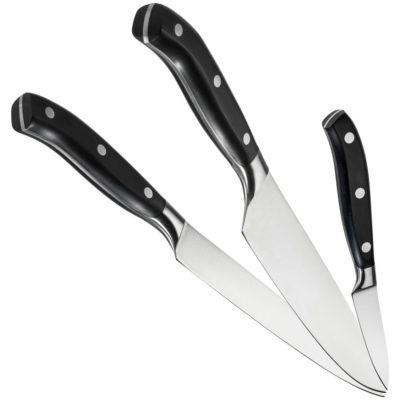 Набор из 3 кухонных ножей Victorinox Forged Chefs, черный, изображение 2