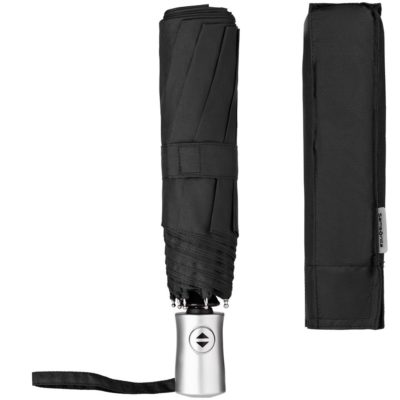 Зонт складной Rain Pro, черный, изображение 4
