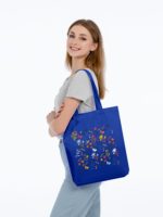 Холщовая сумка Indian Summer, ярко-синяя, изображение 3