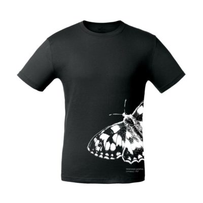 Футболка «Бабочка» со светящимся принтом, черная, изображение 1
