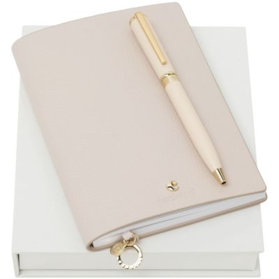 Набор Beaubourg: блокнот и ручка, розовый, изображение 1