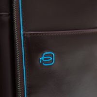 Сумка мужская для ноутбука Piquadro Blue Square, коричневая, изображение 7