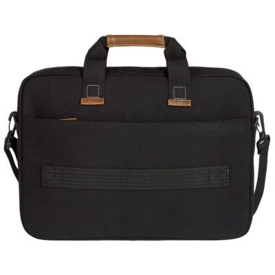 Сумка для ноутбука Sideways Laptop Bag, черная с серым, изображение 4