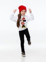 Свитшот детский «Минни Маус. Jolly Girl», белый, изображение 2