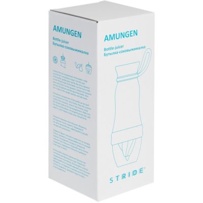 Бутылка для воды Amungen, белая, изображение 3