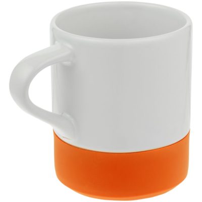 Кружка с силиконовой подставкой Protege, оранжевая, изображение 2