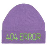 Шапка 404 Error, сиреневая, изображение 3
