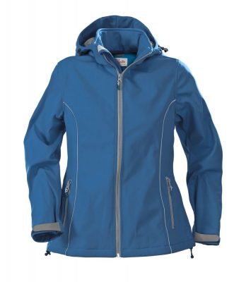Куртка софтшелл женская Hang Gliding, синяя, изображение 1