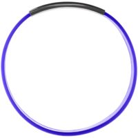 Силиконовый браслет Brisky с металлическим шильдом, синий, изображение 3