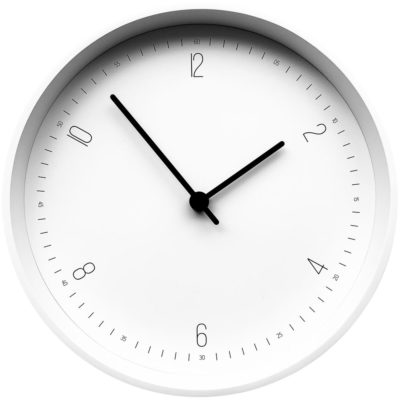 Часы настенные Lite, белые, изображение 1