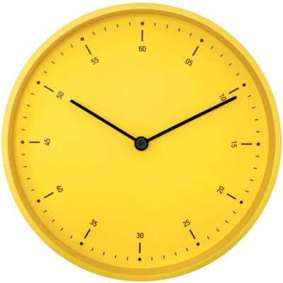 Часы настенные Cleo, желтые, изображение 1