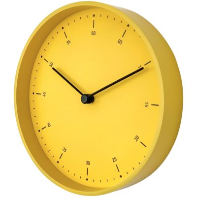 Часы настенные Cleo, желтые, изображение 2