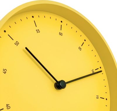 Часы настенные Cleo, желтые, изображение 4