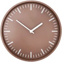 Часы настенные Bijou, серо-бежевые, изображение 1