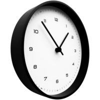 Часы настенные Flash, белые с черным, изображение 2