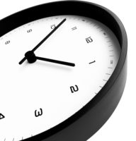Часы настенные Flash, белые с черным, изображение 4
