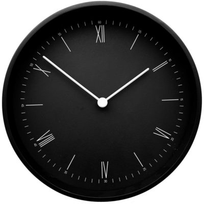 Часы настенные Hardy, черные, изображение 1