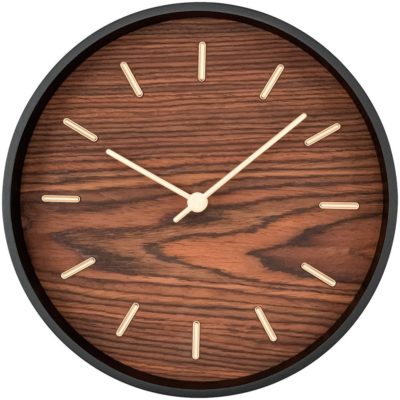 Часы настенные Echo, палисандр, изображение 1
