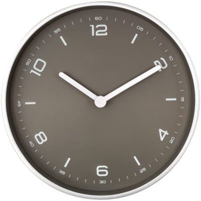Часы настенные Milton, кофейно-коричневые, изображение 1
