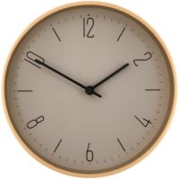 Часы настенные Jewel, серо-бежевые, изображение 1