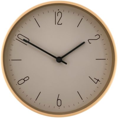 Часы настенные Jewel, серо-бежевые, изображение 1