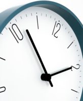Часы настенные Floyd, голубые с белым, изображение 3
