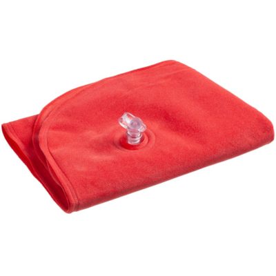 Надувная подушка под шею в чехле Mr. and Mrs. Mouse, красная, изображение 1
