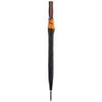 Зонт-трость Jenna, черный с оранжевым, изображение 2