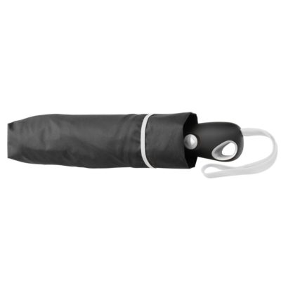 Складной зонт Drizzle, черный с белым, изображение 3