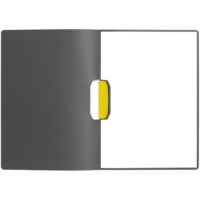 Папка Duraswing Color, серая с желтым клипом, изображение 4