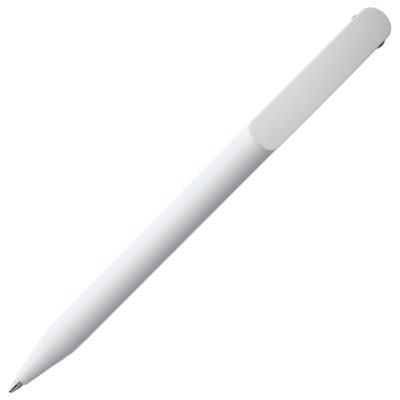 Ручка шариковая Prodir DS3 TMM-X, белая с зеленым, изображение 5