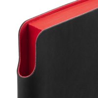 Ежедневник Flexpen Black, недатированный, черный с красным, изображение 2