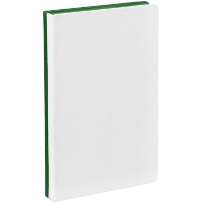 Ежедневник Duplex, недатированный, белый с зеленым, изображение 1