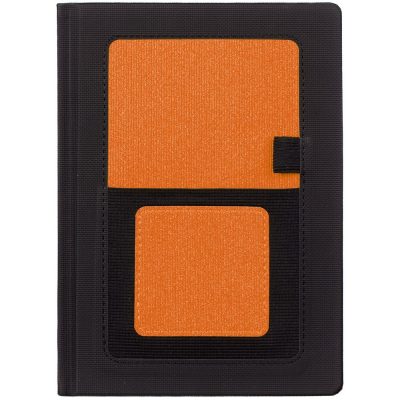 Ежедневник Mobile, недатированный, черный с оранжевым, изображение 2