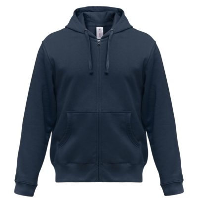 Толстовка мужская Hooded Full Zip темно-синяя, изображение 1