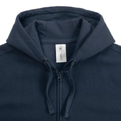 Толстовка мужская Hooded Full Zip темно-синяя, изображение 4
