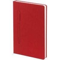 Ежедневник Magnet Shall с ручкой, красный, изображение 4