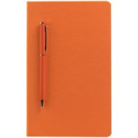 Ежедневник Magnet Shall с ручкой, оранжевый, изображение 2