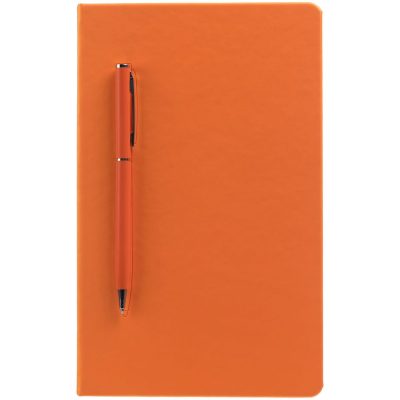 Ежедневник Magnet Shall с ручкой, оранжевый, изображение 2